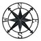 20 Inch Distressed Metal Compass Rose Nautical Wall Decor Indoor Outdoor